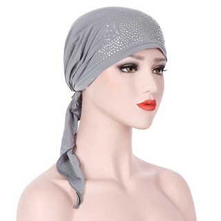 Foto 2 | Foto 2 | Gorro Turbante Huoguo India Muslim De Algodón Elástico Para Mujer - Venta Internacional.