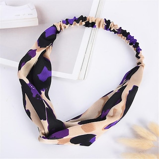 Foto 4 | Foto 4 | Turbante Elástico Huoguo Boho Leopard Twist Knot - Venta Internacional.