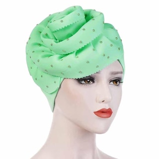 Foto 1 | Foto 1 | Gorro Turbante Para Mujeres Musulmanas Gorro Para Quimioterapia Caída Del Cabello - Venta Internacional.