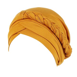 Foto 1 | Foto 1 | Gorro Huoguo Para Mujer  Trenzado Liso  Indio  Con Volantes  Con Volantes  Quimio - Venta Internacional.