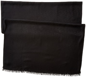 Foto 2 | Foto 2 | Bufanda Calvin Klein Pashmina Para Mujer Negra Con Logotipo Tonal - Venta Internacional.