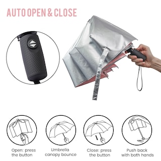 Foto 5 | Foto 5 | Paraguas De Viaje G4free Upf 50+ Con Protección Uv 105/116 Cm - Venta Internacional.