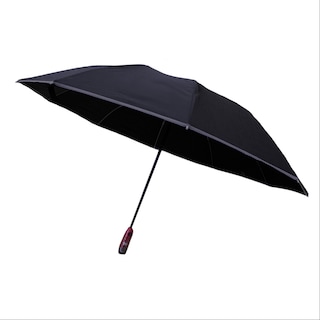 Foto 1 | Foto 1 | Sombrilla Automática Con Protección Uv Y Tela Impermeable De 9 Varillas Negro