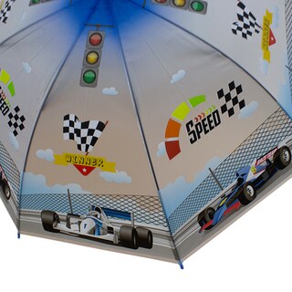 Foto 5 | Foto 5 | Paraguas Infantil Tipo Batón Semiautomático Diseño De Autos Con Silbato