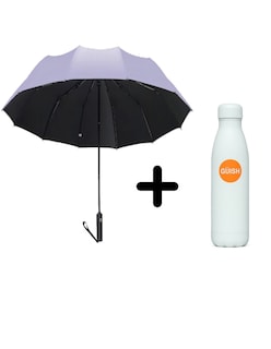 Foto 1 | Foto 1 | Paraguas Plegable Protección Anti-uv + Gratis Termo Güish De Regalo