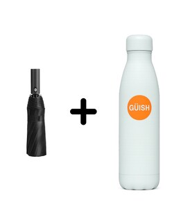 Foto 1 | Foto 1 | Paraguas De Bolsillo + Gratis Termo Güish De Regalo