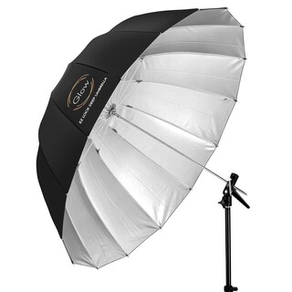 Foto 1 | Foto 1 | Umbrella Glow Easy Lock Xl De Fibra De Vidrio Plateada Profunda, 165 Cm - Venta Internacional.