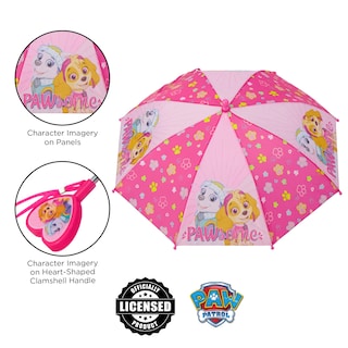 Foto 3 | Foto 3 | Paraguas Nickelodeon Paw Patrol Rosa Para Niñas De 3 A 6 Años - Venta Internacional.