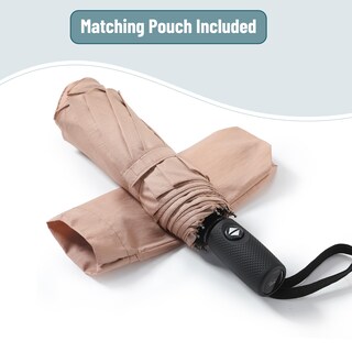 Foto 5 | Foto 5 | Paraguas Mr. Pen, A Prueba De Viento, De Viaje, Color Beige, Automático - Venta Internacional.
