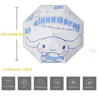 Foto 2 | Foto 2 | Paraguas Hannstar Para Niños Plegable A Prueba De Viento, Antiuv Y Reflectante - Venta Internacional.