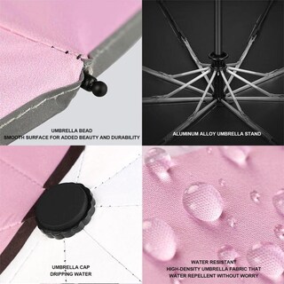 Foto 5 | Foto 5 | Paraguas Hannstar Para Niños Plegable A Prueba De Viento, Antiuv Y Reflectante - Venta Internacional.