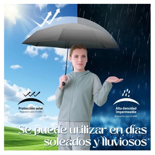 Foto 5 | Foto 5 | ''2pzs Paraguas Reversible Cápsula Ultraligero Uv Lab.g Negras ''