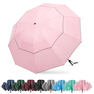 Foto 1 | Foto 1 | Paraguas G4free A Prueba De Viento Con Rayas Reflectantes Invertidas De 157 Cm - Venta Internacional.