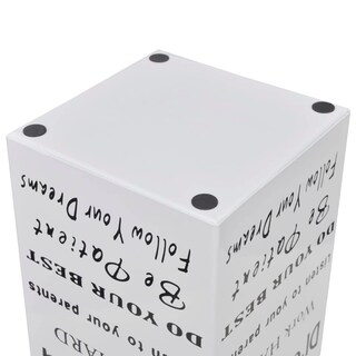 Foto 5 | Foto 5 | Soporte Para Paraguas Vidaxl De Forma Cuadrada Con Bandeja De Goteo De Acero Blanco - Venta Internacional.