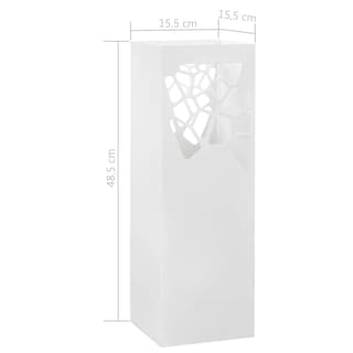 Foto 7 | Foto 7 | Soporte Para Paraguas Vidaxl Duradero De Acero Con Recubrimiento En Polvo Blanco - Venta Internacional.