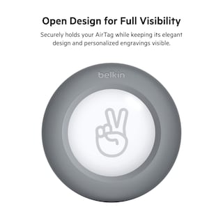 Foto 5 | Foto 5 | Soporte Seguro Airtag Belkin Con Clip Duradero, Gris Oscuro - Venta Internacional.