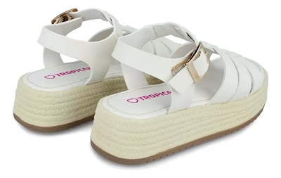 Foto 4 | Foto 4 | Sandalia Huarache Tropicana Frozen Tr260006 Casual Niña Sintético Beige