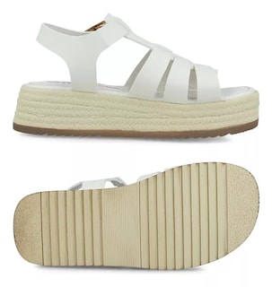 Foto 5 | Foto 5 | Sandalia Huarache Tropicana Frozen Tr260006 Casual Niña Sintético Beige