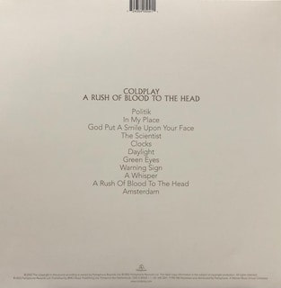 Foto 2 | Foto 2 | Coldplay A Rush Of Blood To The Head Importado Lp Vinyl Warner Music