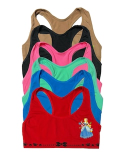 Foto 1 | Foto 1 | Paquete 6 Tops De Niña Tatys Fashion Con Divertidos Diseños Talla M (8-11 Años) Diferentes Colores