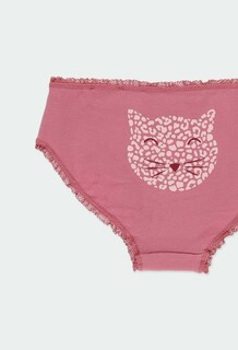 Foto 7 | Foto 7 | Set 3 Calzoncitos De Punto Para Niña Gato Boboli