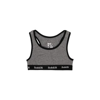 Foto 3 | Foto 3 | Pack De 2 Tops Color Gris Claro/oscuro Para Niña Boboli