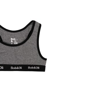 Foto 4 | Foto 4 | Pack De 2 Tops Color Gris Claro/oscuro Para Niña Boboli