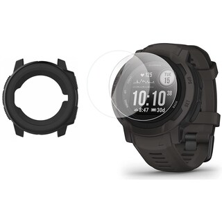 Foto 1 | Foto 1 | Protector de Pantalla y Funda de Silicona Lamshaw para Garmin Instinct 2 - Venta Internacional