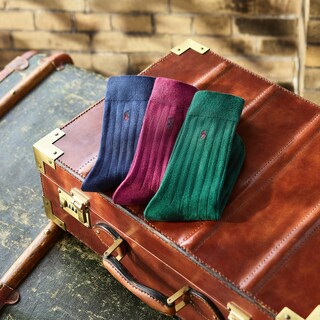 Foto 1 | Foto 1 | Calcetines Polo Ralph Lauren Superacanalados Azules Ligeros 12-17us