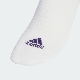 Foto 4 | Foto 5 | Calcetines Acolchadas 3 Franjas Sportswear Corte Bajo 3 Pares Adidas Blanco Unisex