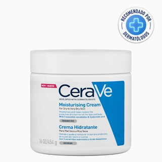 Foto 1 | Foto 1 | Cerave Crema Hidratante Facial Y Corporal 454gr Con Ácido Hialurónico Y Ceramidas | Hidratación 24h Para Piel Seca O Sensible