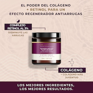 Foto 2 | Foto 2 | Crema Facial Noche Collagenic 3% Retinol Colageno Antiarrugas 60 ml