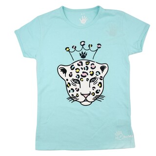 Foto 3 | Foto 3 | Pijama Million Hands Niña Agua-gris Playera Short Princess Jaguar