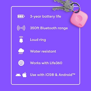 Foto 6 | Foto 6 | Tile Rastreador Bluetooth De Life360 Mate (2024), Paquete De 1 Unidad, Rosa - Venta Internacional.