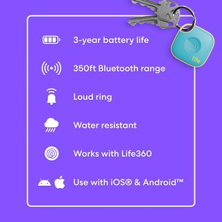 Foto 6 | Foto 6 | Tile Rastreador Bluetooth De Life360 Mate (2024), Paquete De 1 Unidad - Venta Internacional.