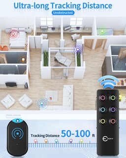 Foto 5 | Foto 5 | Buscador De Llaves Esky Ultra Slim Con 6 Receptores De Sonido De 80 Db - Venta Internacional.