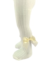 Malla C/moño Para Niña Baby Room Color Blanco Acabado Fino Y Suave.