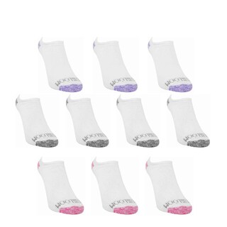 Foto 2 | Foto 2 | Tin Corto Fruit Of The Loom Color Blanco Punta Y Talon Multicolor 10 Pares Para Niña