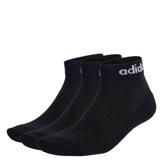 Foto 1 | Foto 1 | Calcetines Adidas Linear Negros Unisex 3 Pares