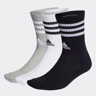 Foto 2 | Foto 2 | Calcetines Adidas Acolchados 3 Franjas Grises 3 Pares Unisex