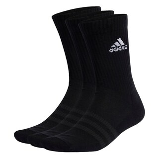 Foto 1 | Foto 1 | Calcetines a Media Pantorrilla Adidas 3 Pares Negros Unisex