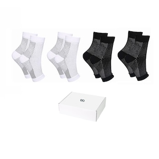 Foto 1 | Foto 1 | 4par Deportiva Calcetines Compresion Alivia Fascitis Plantar L/xl Eo Safe Imports Esi-20815 Blanco