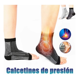 Foto 2 | Foto 2 | 4par Deportiva Calcetines Compresion Alivia Fascitis Plantar L/xl Eo Safe Imports Esi-20815 Blanco