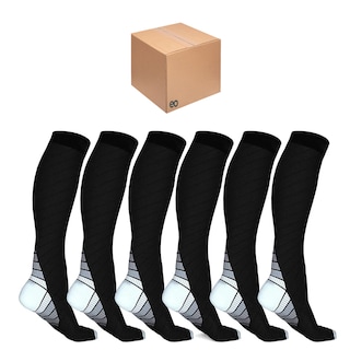 Foto 1 | Foto 1 | Calcetas De Compresión L/xl 6 Pares Eo Safe Imports Esi-20820 Negro