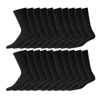 Foto 1 | Foto 1 | Calcetines Para Trabajo 100 % Algodón 12 Pares Negro