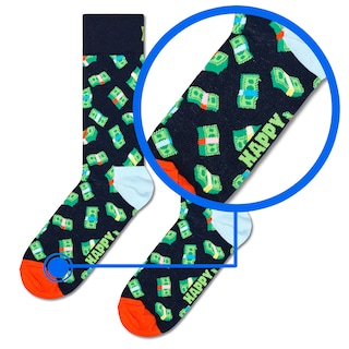 Foto 3 | Foto 3 | Calcetines Happy Socks Diseño Billetes Unisex