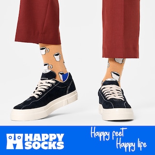 Foto 7 | Foto 7 | Calcetines Happy Socks Diseño Taza Café Unisex