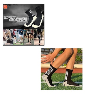Foto 4 | Foto 4 | Calceta de Futbol Belug 10 Pares - Negro/blanco
