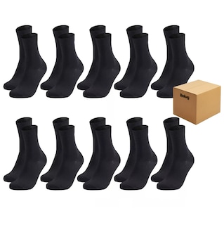 Foto 1 | Foto 1 | Calcetas Deportivas Belug Negras 100% Algodón 10 Pares para Hombre