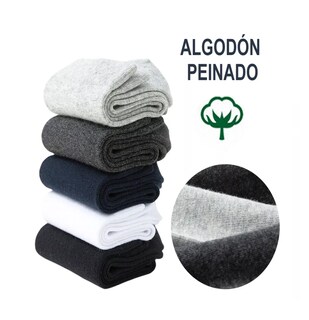 Foto 3 | Foto 3 | Calcetas Deportivas Belug Negras 100% Algodón 10 Pares para Hombre